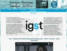 Tablet Screenshot of igst.org